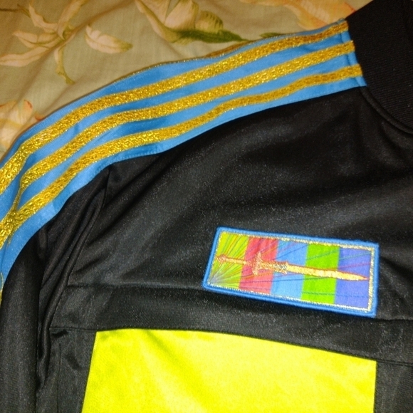 Gold Trim COOGI Bomber Jump Coat Style Track Jacket Men's XXL 2XL Outfit… - Picture 3 of 8